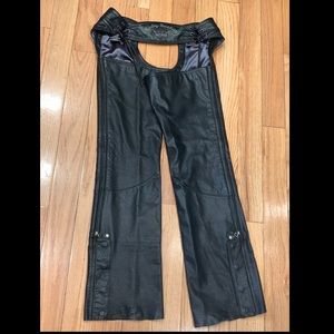 Leather Harley Davidson chaps